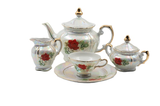 Adderley Fine Bone Rose Tea Gift set 22 Piece