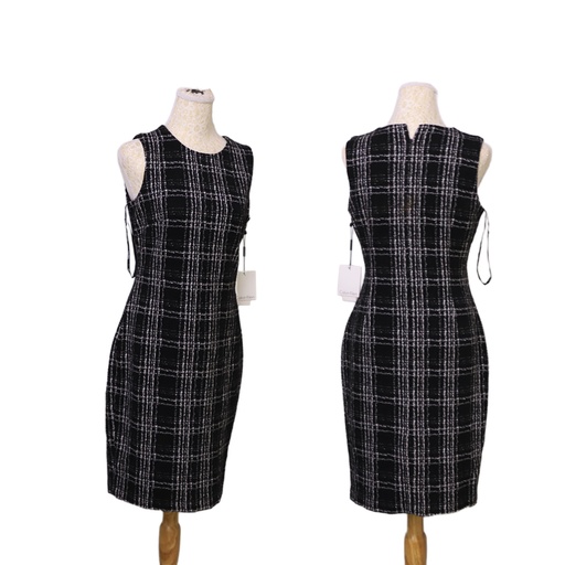 Calvin Klein Dress Black And White Size  6 BLW ** Need Washing Before Use **