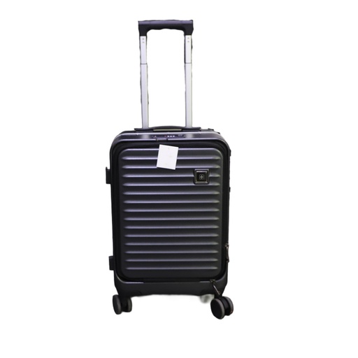 Solid Clean Cabin Suitcase Brown Metallic