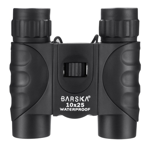 Barska Blueline 10x25 Waterproof Lightweight Compact Binocualrs Black