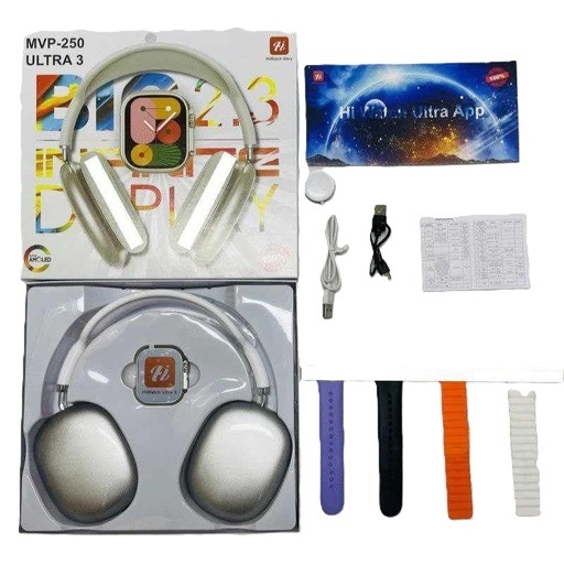 Mvp-250 Ultra 3 Watch - Headphone Combo set