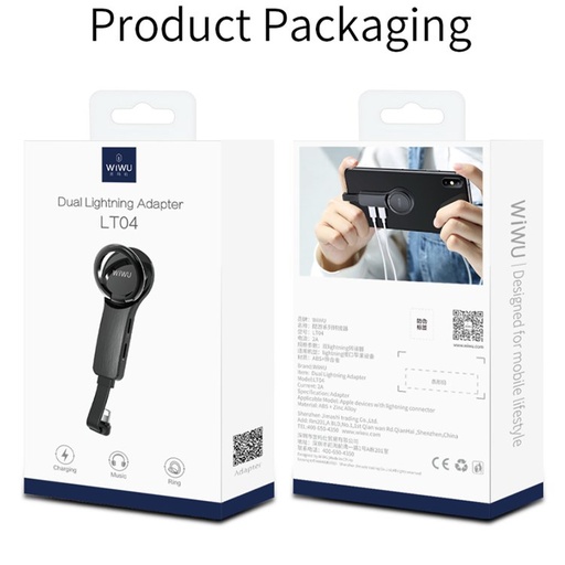 Wiwu Dual Lightning Adapter LT04