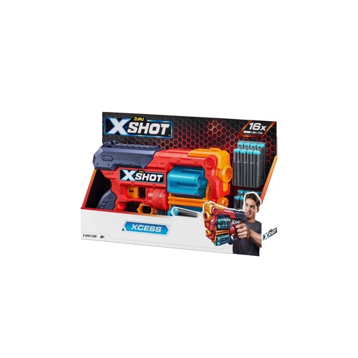 X-shot excel xcess foam dart blaster (16 darts)