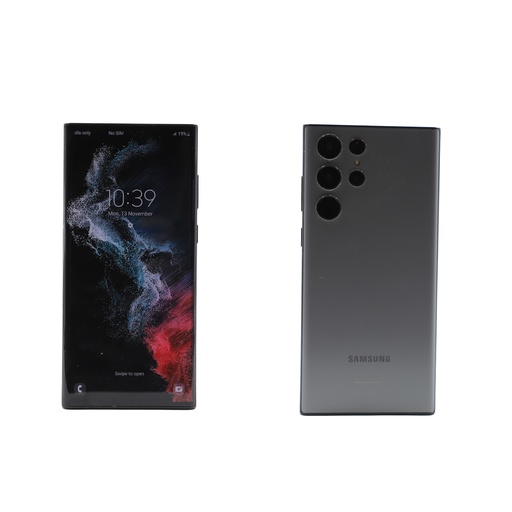 Samsung S22 Ulta 128 gb + Cover Grey