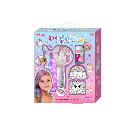 Gleaming Fashion Fun: Kids Makeup & Hair Accessories Gift Sets