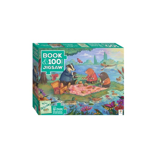 Book with 100-piece jigsaw: Wind in the Willows