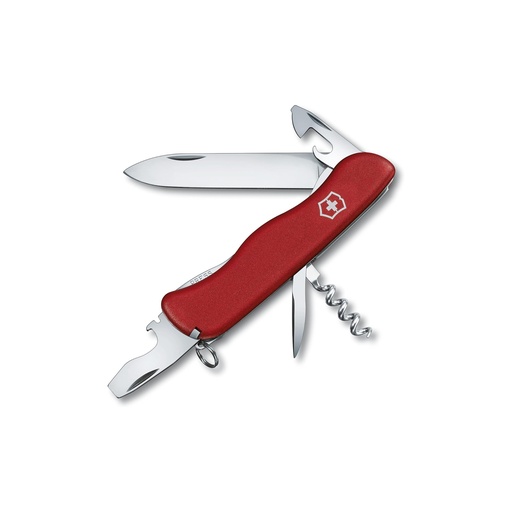 Victorinox Picknicker Swiss Army Pocket Knife, Large, Multi Tool, 11 Functions, Locking Blade, Red Size - XL