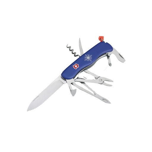 Victorinox Picknicker Swiss Army Knife, Large, Multi Tool, 11 Functions, Locking Blade, Blue  Size - Xl