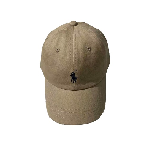 Polo Ralph Lauren Men's Cream and Brown Hat Cap