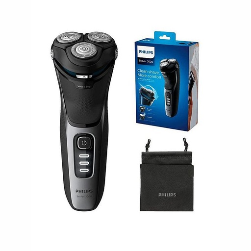 Philips Shaver 3000 Clean Shave More Comfort  5D Pivote & Flex Hand