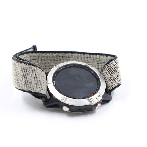 Garmin Fenix 6 Gorilla Glass 100 Meters 316 S ** Has A small Crack In Bottom Left Side **