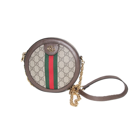 GUCCI Ophidia GG Round Small Crossbody Bag