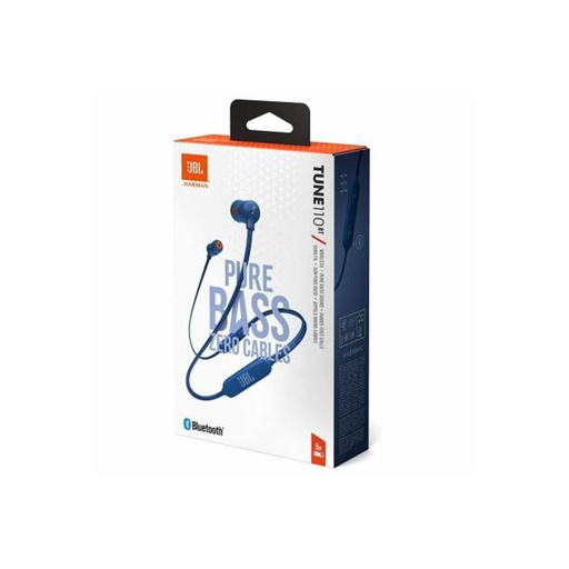 Harman JBL TUNE110bt pure Bass Zero Cable Blue
