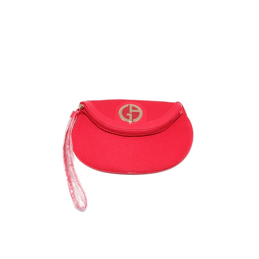 GIORGIO ARMANI Wristlet Fold Over Zippered Top