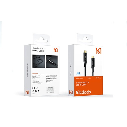 Mcdodo Thunderbolt 3 USB-C Cable 40GB, 5K Display