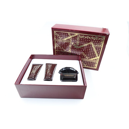 Versace Crystal Noir, Eau De toilette 50 ml + Bath and Shower Gel 50 ml + Body Lotion 50 ml