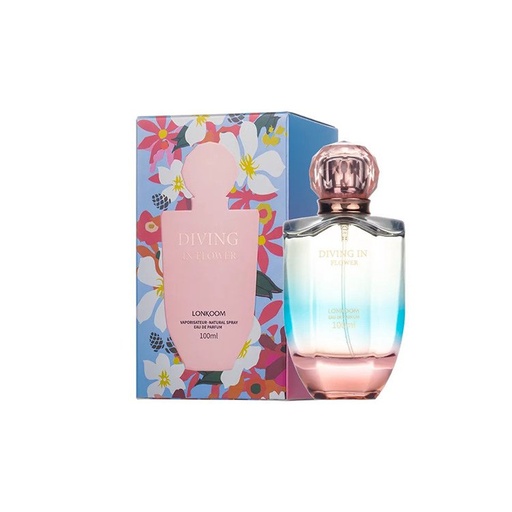 Lonkoom Diving In Flower Natural Spray, Eau De Parfum 100 ml