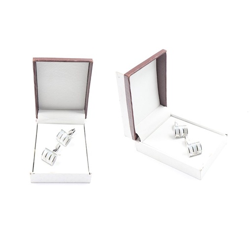 Dc Cambridge 316 L Stainless Steel Cufflinks Silver