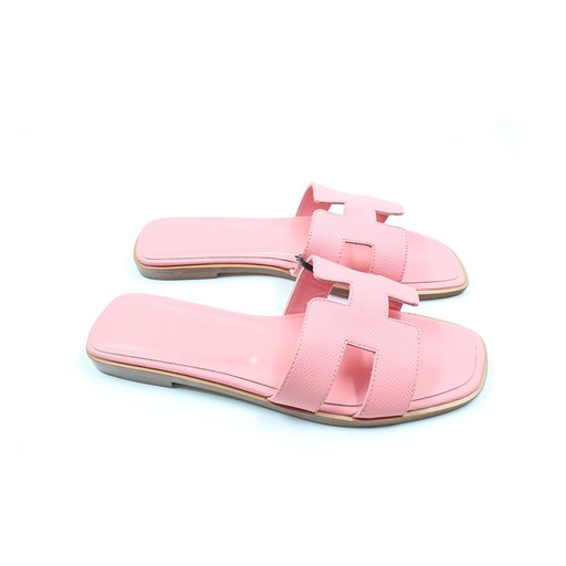 Hermes Paris Oran Sandal 38  Semelle Cuir made In Italy