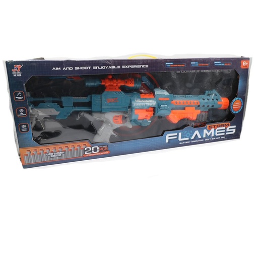 Flames Storm Battery Operated Soft Bullet gun  Barricade RV-10