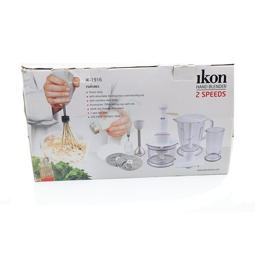 Ikon Hand Blender 2 Speeds ik-1916