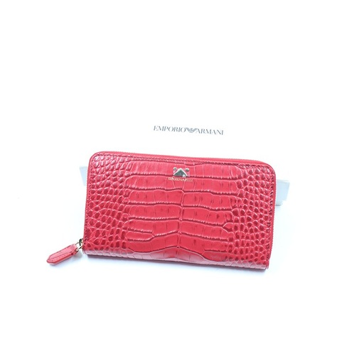 Emporio Armani Y3H168 Luxury Wallet, Scarlet