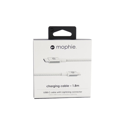 Mophie Charging Cable- 1.8 m , USB-C Cable With Lightning Connector