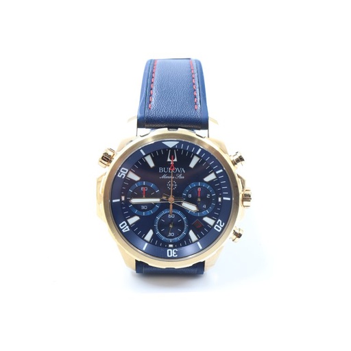 Bulova Marine Star 97B168, B8 Stainless Steel  , 100 meter Water Resistant