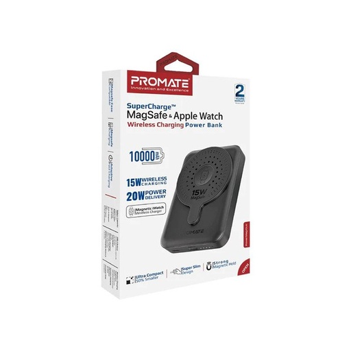 Promate SuperCharfe MagSafe Wireless Charging, PowerBank