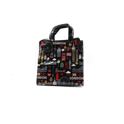 Harrods Small Glitter London Shopper bag