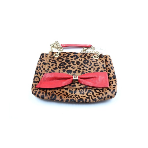 Carolina Herrera, Cross Bag , leopard Skin  , Made in spain