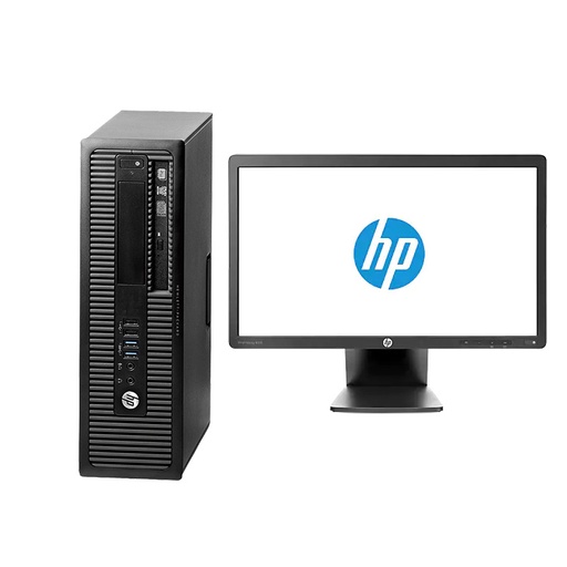 Hp EliteDesk 800 G1 Core i7-4770 8GB Ram 500 HDD & HP Elite Display E201 Monitor