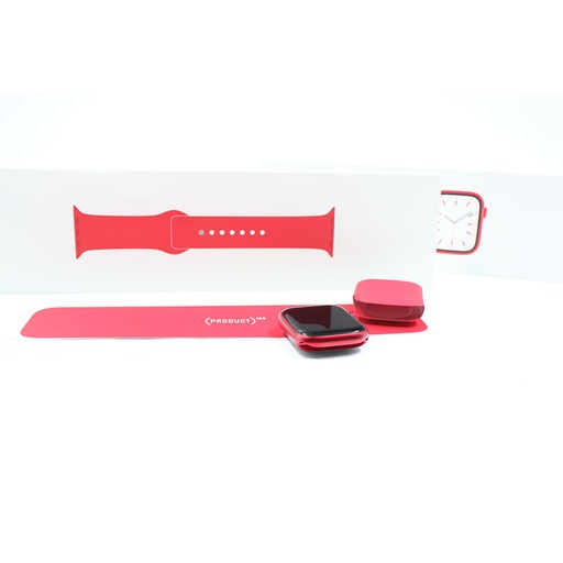 Apple Watch Series 7 Red Aluminum Case + Red Sport Band 45 m, GPS