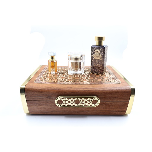 Aljazeera Perfumes Set, Oud Bil Amber + Aljazeera Small Perfume + Eau De parfum 60 ml
