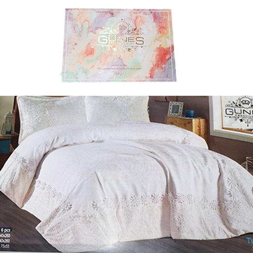 Gunes Embroidery, 1 Bad Cover: 240x260,1 Bad Cover: 240x260, 4 Pillow 75x55