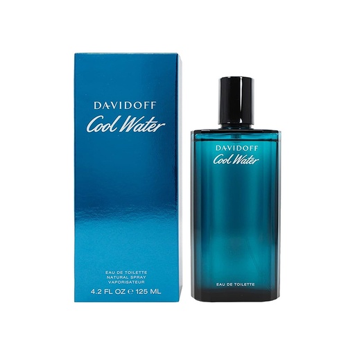 Davidoff Cool Water, Eau De Toilette Natural Spray, Vaporisateur 125 Ml 4.2 FL OZ