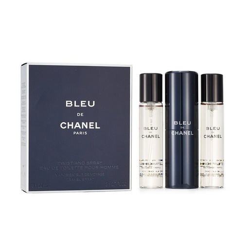 Bleu De Chanel  Twist And Spray, Eau De Toilette Pour Homme 3x 20 ml