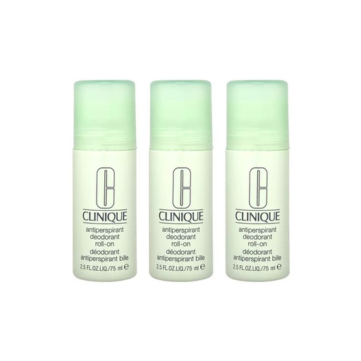 Clinique Travel Exclusive Roll-on Deodorant Antiperspirant bille 3 x 75 ml