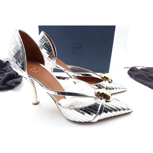 Malone Souliers, Hand made Italy 39 1/2, ** Damaged On The Bottom