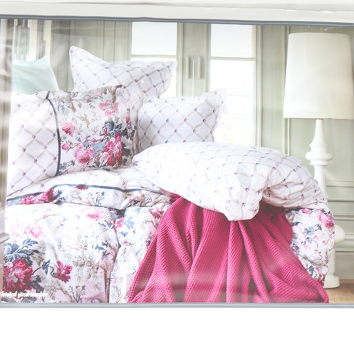 Karaca Home Almo Fuchsia Single Knitted Blanket Set
