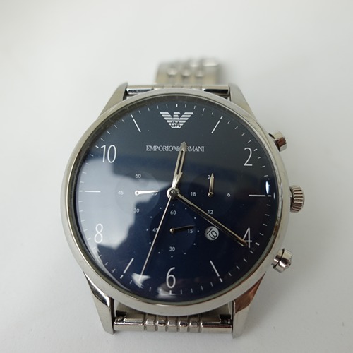 emporio armani beta chronograph Black Dial Ar1863