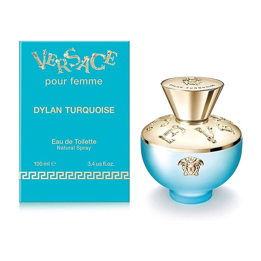 Versace Pour Femme Dulan Turquoise Eau De Toilette Natural Spray 100 ml 3.4 fl.oz