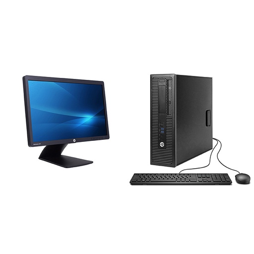 HP Elite Desk 800 G1 Core I7  Intel Core I7  Ram 8 Gb  Hard Disk 500 GB  HP elite Display E201 screen