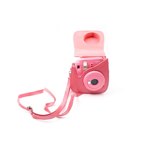 Fujifilm Instax Mini 9- Flamingo Pink +  Cover ** Damaged Cover **