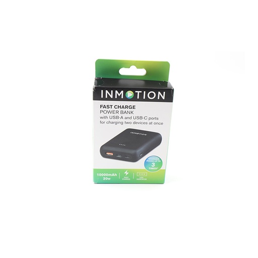 Inmotion Fast Charge 1000mAh 20w Power Bank,