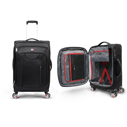 SwissTech TSA16032 Executive 4 Wheel Luggage - 21 Inch ** No Keys **