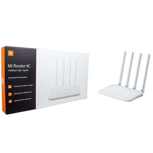 Mi Router 4C 300 mbps High - Speed, Innovation For Wide Coverage, Full Control Via Mi Wi-Fi App