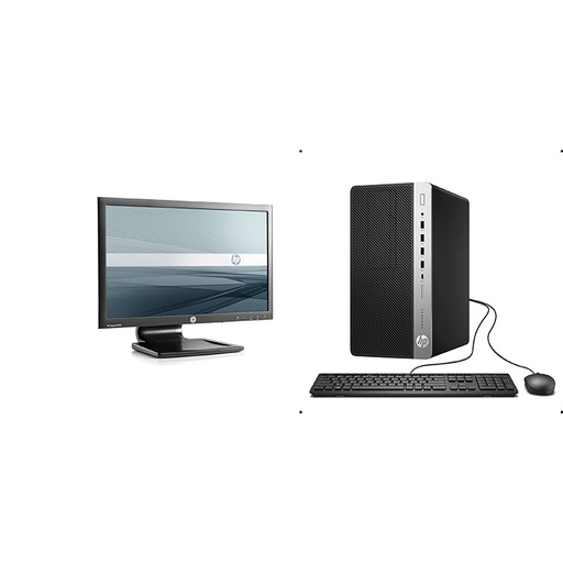 HP EliteDesk 800 G3 Tower PC - i7 6Th Gen, Ram 8GB DDR4, HDD 500 GB, + Hp Compaq LA2006 LCD Monitor