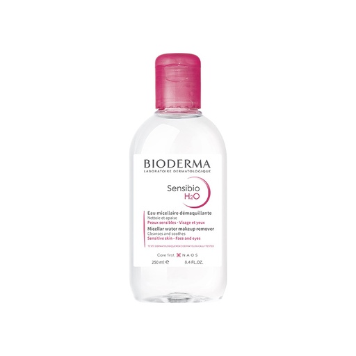 Bioderma Laboratoire Dermatologique Sensibio H2O, Micellar Water Makeup Remover 250 ml 8.4 Fl.OZ