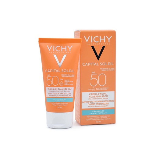 Vichy Laboratoires Capital Soleil SPF 50 Dry Touch Solcreme Anti-Shine 50 ml